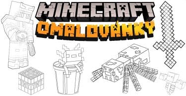 Získejte Minecraft omalovánky k vytisknutí ZDARMA