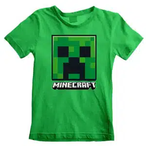 Minecraft tričko Creeper zelené